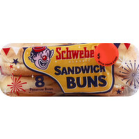 Schwebel's Sandwich Buns, Premium, 8 Each