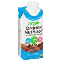 Organicain Chocolate Vegan Shake, 11 Ounce