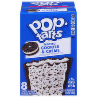 Pop-Tarts Frosted Cookies & Creme Toaster Pastries, 8 Each