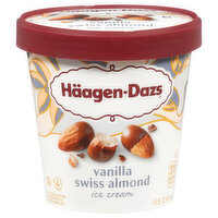 Haagen-Dazs Vanilla Swiss Almond Ice Cream, 14 Ounce