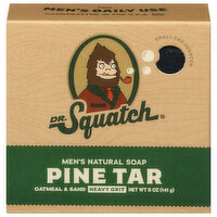 Dr. Squatch Pine Tar Bar Soap, 5 Ounce