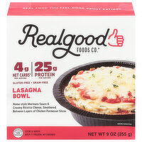 Real Good Foods Lasagna Bowl, 9 Ounce