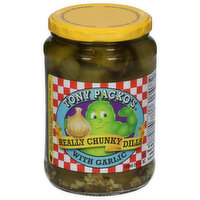 Tony Packo's Dills, Really Chunky, with Garlic, 24 Ounce