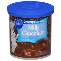 Pillsbury Frosting, Milk Chocolate Flavored, 16 Ounce