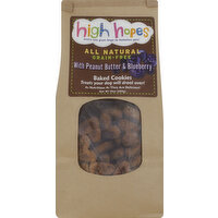 High Hopes Baked Cookies With Peanut Butter & Blueberry, 10 Ounce