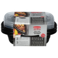 Rubbermaid Take Alongs Meal Prep, 3 Each