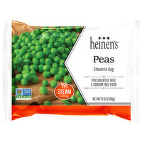 Heinen's Steam In Bag Peas, 12 Ounce