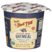 Bob's Red Mill Oatmeal Cup, Blueberry & Hazelnut, Gluten Free, 2.5 Ounce