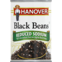 Hanover Black Beans, Reduced Sodium, 15.5 Ounce