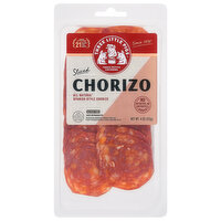 Three Little Pigs Spanish Style Sliced Chorizo, 4 Ounce