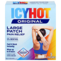 IcyHot Pain Relief Patch, Original, 5 Each