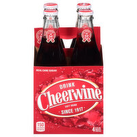 Cheerwine Unique Cherry Soft Drink, 4 Each