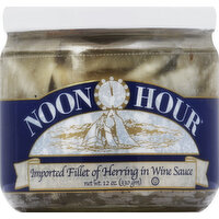 Noon Hour Fillet of Herring, Imported, in Wine Sauce, 12 Ounce