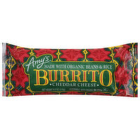 Amy's Kitchen Burrito Cheddar Cheese, 6 Ounce