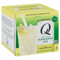 Q Mixers Margarita Mix, Spectacular, 4 Each