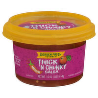 Garden Fresh Gourmet Salsa Thick 'N Chunky Medium, 16 Ounce
