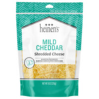 Heinen's Mild Cheddar Shredded Cheese, 8 Ounce