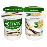 Activia Low Fat Probiotic Vanilla Yogurt, 4 Each