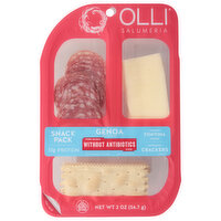Olli Snack Pack Genoa, Fontina, Crackers, 2 Ounce
