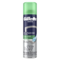 Gillette Tgs Series Shave Gel Sensitive, 7 Ounce