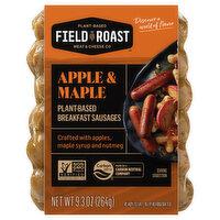 Field Roast Breakfast Sausage, Apple & Maple, Plant-Based, 9.3 Ounce