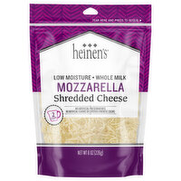 Heinen's Whole Milk Shredded Mozzarella Cheese, 8 Ounce
