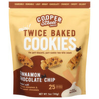 Cooper Street Cinnamon Chocolate Chip, Twice-Baked Cookies, 5 Ounce