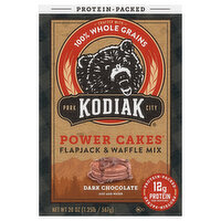 Kodiak Cakes Power Cakes, Dark Chocolate Flapjack & Waffle Mix, 18 Ounce