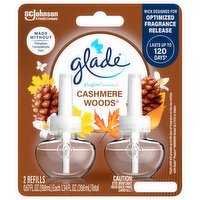 Glade Scented Oil Air Freshener Cashmere Woods, 2 Each