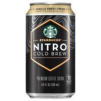 Starbucks Coffee Drink, Premium, Vanilla Sweet Cream, Nitro Cold Brew, 9.6 Ounce