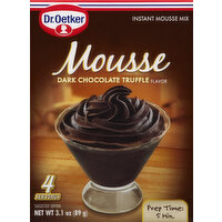 Dr. Oetker Instant Mousse Mix Dark Chocolate, 3.1 Ounce