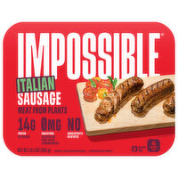 Impossible Italian Sausage, Plant-Based, 13.5 Ounce