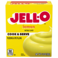 Jell-O Lemon Pudding & Pie Filling Mix, 2.9 Ounce