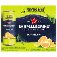 San Pellegrino Italian Sparkling Drink Pompelmo Sparkling Grapefruit Beverage, 6 Each