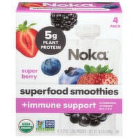 Noka Super Berry Superfood Smoothies, 4 Each