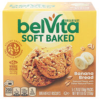 belVita Soft Baked Breakfast Biscuits, Banana Bread, 8.8 Ounce