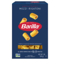 Barilla Mezzi Rigatoni Pasta, 16 Ounce