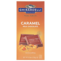 Ghirardelli Caramel Milk Chocolate Squares, 4.8 Ounce