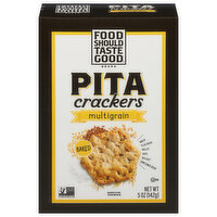 Food Should Taste Good Pita Crackers Multigrain, 5 Ounce
