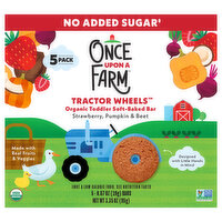 Once Upon a Farm Tractor Wheels Strawberry, 5 Each