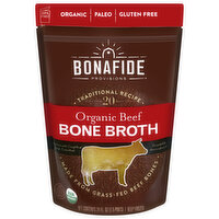 Bonafide Provisions Organic Beef Bone Broth - Grass Fed, FROZEN, 24 Ounce