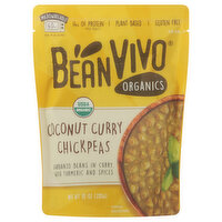 BeanVIVO Coconut Curry Chickpeas, 10 Ounce