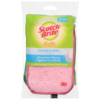 Scotch-Brite Scotch-Brite Dobie Scrub & Wipe Cloth, 2 Each