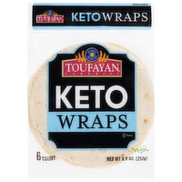 Toufayan Keto Wrap, 6 Each