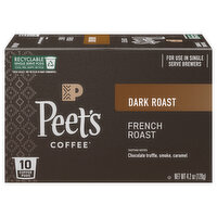 Peets Coffee Kcup French Roast, 10 Each