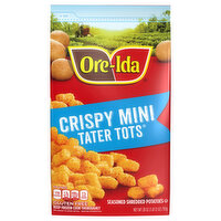 Ore-Ida Mini Tater Tots Seasoned Shredded Frozen Potatoes, 28 Ounce