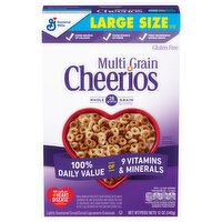 Cheerios Cereal, Multi Grain, Large Size, 12 Ounce