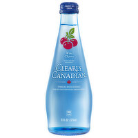Clearly Canadian Sparkling Water Beverage, Wild Cherry, 11 Ounce