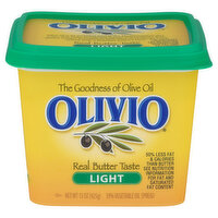Olivio Vegetable Oil Spread, Light, 39%, 15 Ounce