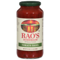 Raos Tomato Basil Pasta Sauce, 24 Ounce